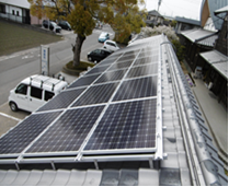 応神コミュニティセンター太陽光画像